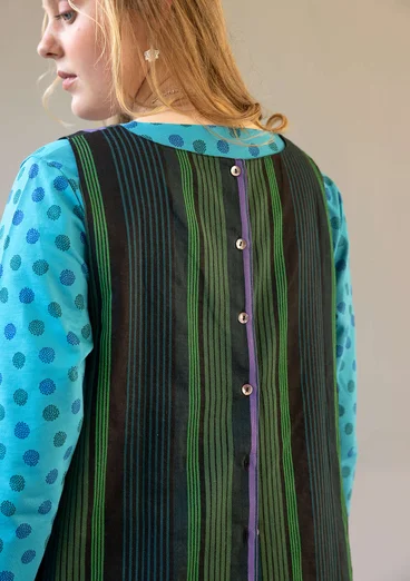 Vävd västklänning "Ketchi" i ull/bomull - svart