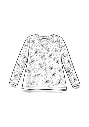 Top " Amandine" i ekologisk bomull/modal - rost