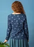 Top " Amandine" i ekologisk bomull/modal (indigo XXL)
