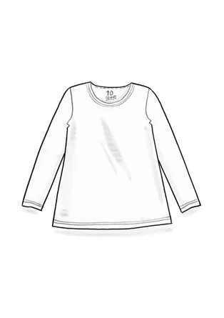 Trikåtop ”Pearl” i lyocell/elastan - almgrön