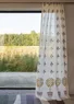 Gardin "Lemon tree" i ekologisk bomull (oliv En storlek )