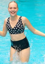 Bikinitrosa "Sunshine" i återvunnen polyamid/elastan - svart