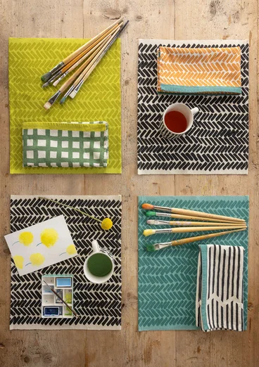 Palett "Play" i keramik - turkos