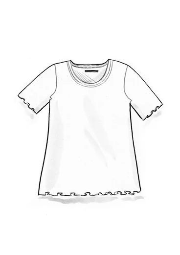 Top "Drop" i ekologisk bomull - kiwi