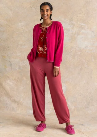 Kofta "Esme" i ekologisk/återvunnen bomull - cyklamen