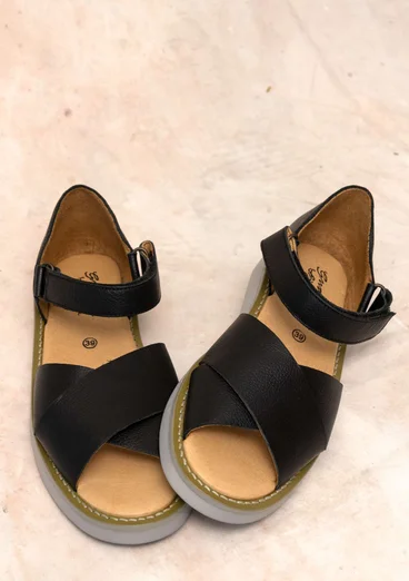 Sandal i nappa - svart