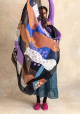 Sjal ”Ariel” i ekologisk bomull - svart